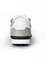 Gray Horsehair Platform Sneakers