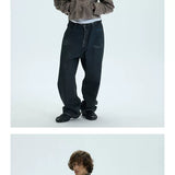Washed Fleece Plaid Lined Jacket