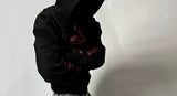 Washed Distressed Camo Cargo Pants