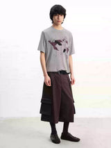 Purple Sofa Print Short Sleeve Tee