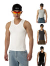 Men's Slim Ribbed Knit Workout Tank