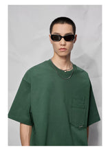 Double Pocket Split Hem Loose Tee