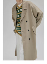 Double Breasted Long Trench Coat