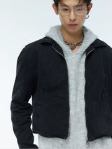 Two-Tone Short Vintage Jacket