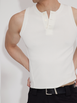 Wrinkle-Resistant V-Neck Cardigan Vest