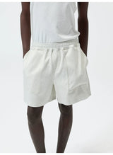 Cotton Sorona Blend Drawstring Sports Shorts