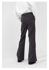 Men's Slim Striped Flared Casual Pants
