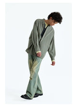 Plaid Jacquard Button-Down Cotton Shirt