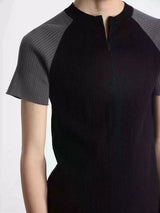 Half-zip Raglan Sports Breathable Tee