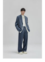 Vintage Pleated Wide Waist Casual Pants