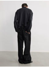 Double Layer Tencel Zipper Shirt