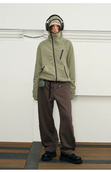 Men's Heated Zip Hooded Fleece Jacket