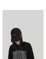 Black Waterproof Embroidered Logo Baseball Caps