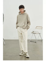 Vintage Herringbone Elastic Waist Cargo Pants