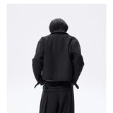 Wool Blend Quilted Short Jacket