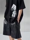 Oversized Heavyweight Double Yarn Printed Tee