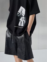 Oversized Heavyweight Double Yarn Printed Tee
