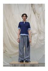 Plaid Casual Pants With Detachable Scarf