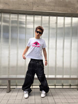 Color Block Graphic Print Tee