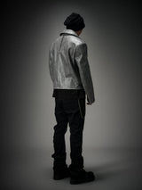 Vintage Stand Collar Biker Jacket