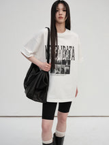 300G Double Yarn Printed Tee