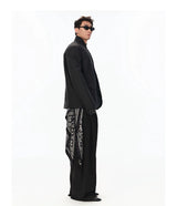 Lightweight Stand Collar Blazer Padded Coat