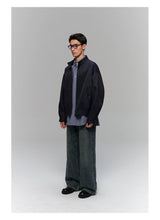 Heavyweight Slub Washed Straight Jeans
