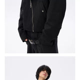 Two-In-One Short Detachable Hooded Puffer Jacket