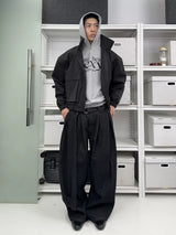 Loose Raw Hemp Denim Jeans