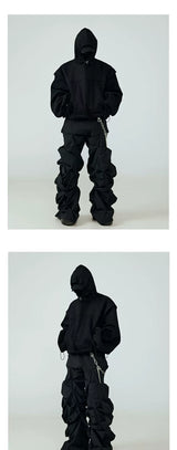 Oversized Heavy Drawstring Hoodie