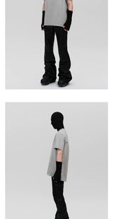 Men's Solid Minimalist Deconstructed Tees