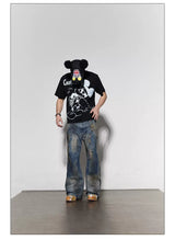 Rhinestone Mickey Print Tees