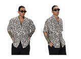 Men's Spotted Cuban Collar Shirt