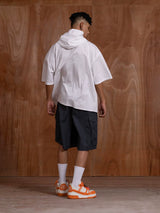 Men's Black White Graphic Vintage Hoodies