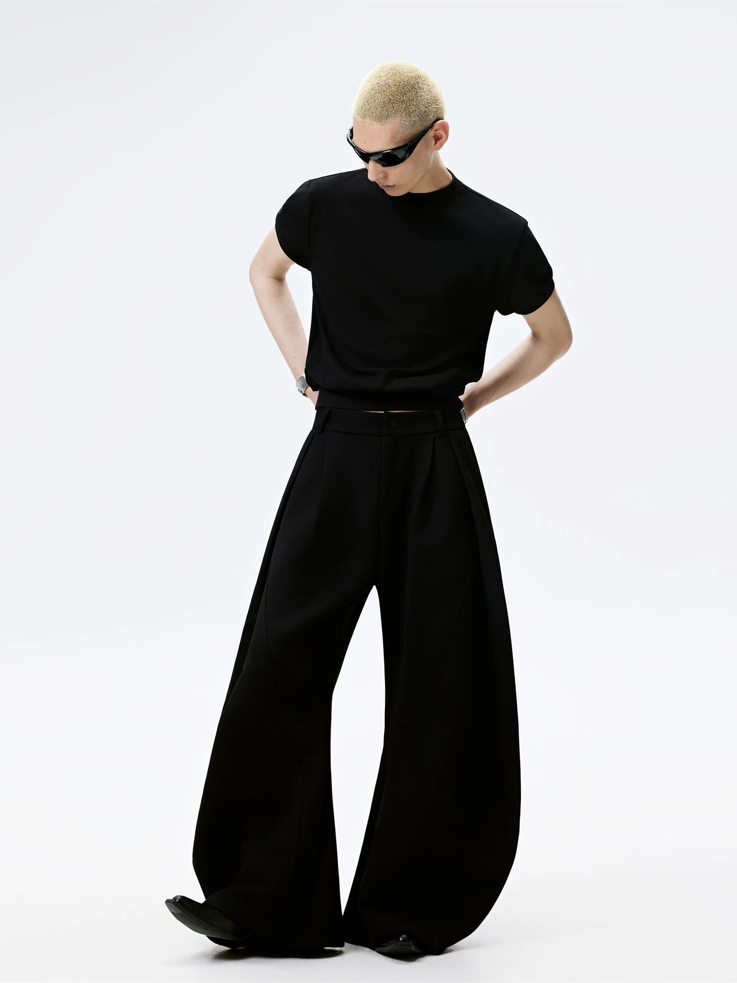 Men's Slim Stretchy Crop Tee