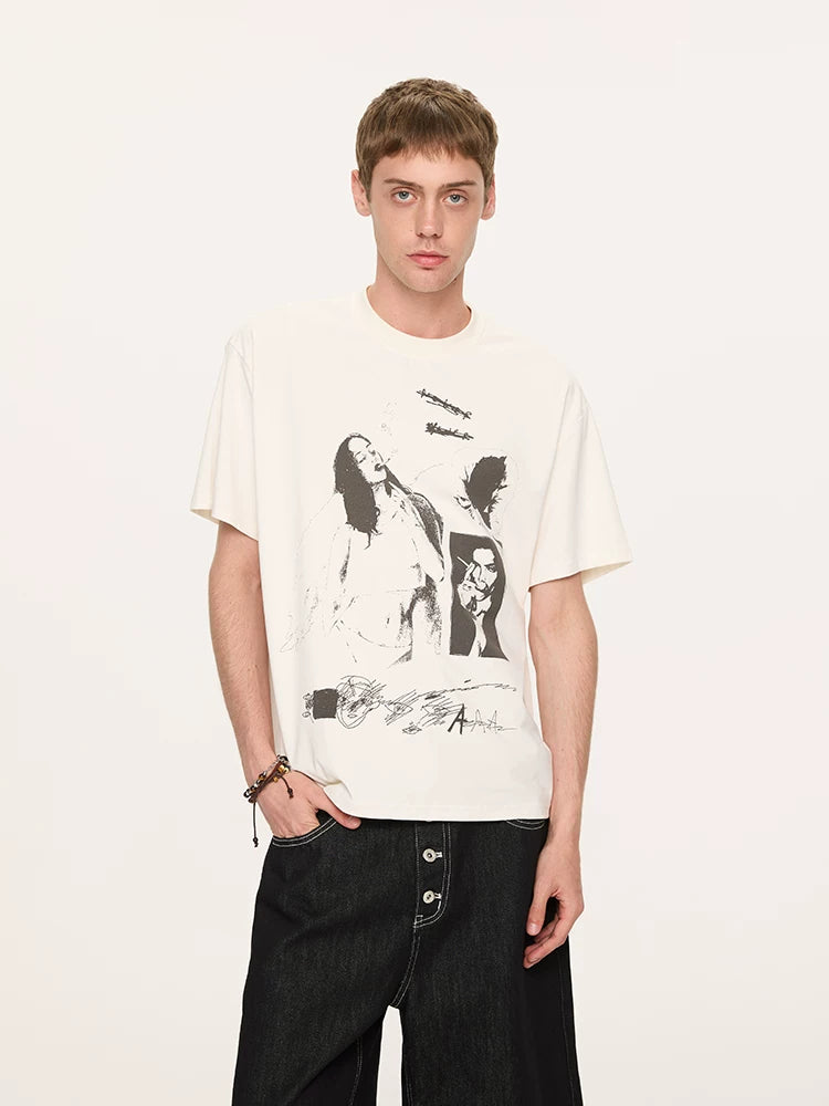 Vintage Graphic Loose Cooling Sorona Tee