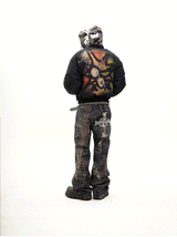 Graffiti Embroidered Printed MA1 Bomber Jacket
