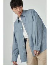 Split Pocket Basic Cotton Shirt