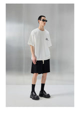 Oversized Heavyweight Printed Embroidered Tee