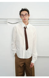 Unisex Long Sleeve Double Tie Shirt