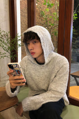 Couple Two Tone Wool Hoodies