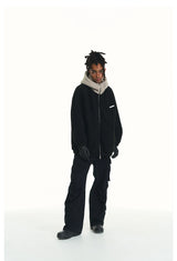 Unisex Loose Pleated Multi-pocket Cargo Pants