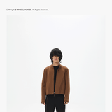 Soft Space Cotton Boxy Zip Sweatshirt