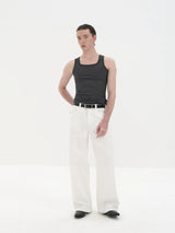 Flattering Lightweight Wide Collar Tank Tops