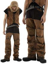 Men's Washed Punk Straight Jeans
