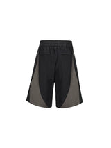 Arched Mesh Patchwork Sports Shorts