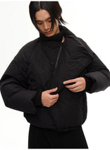 Magnetic Zipper Turtleneck Down Jacket