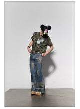 American Camo Cross Gun Tee