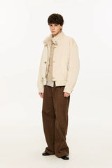 Tip-dyed Toscana PU Harrington Jacket