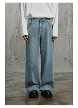 Vintage Washed Flared Denim Pants